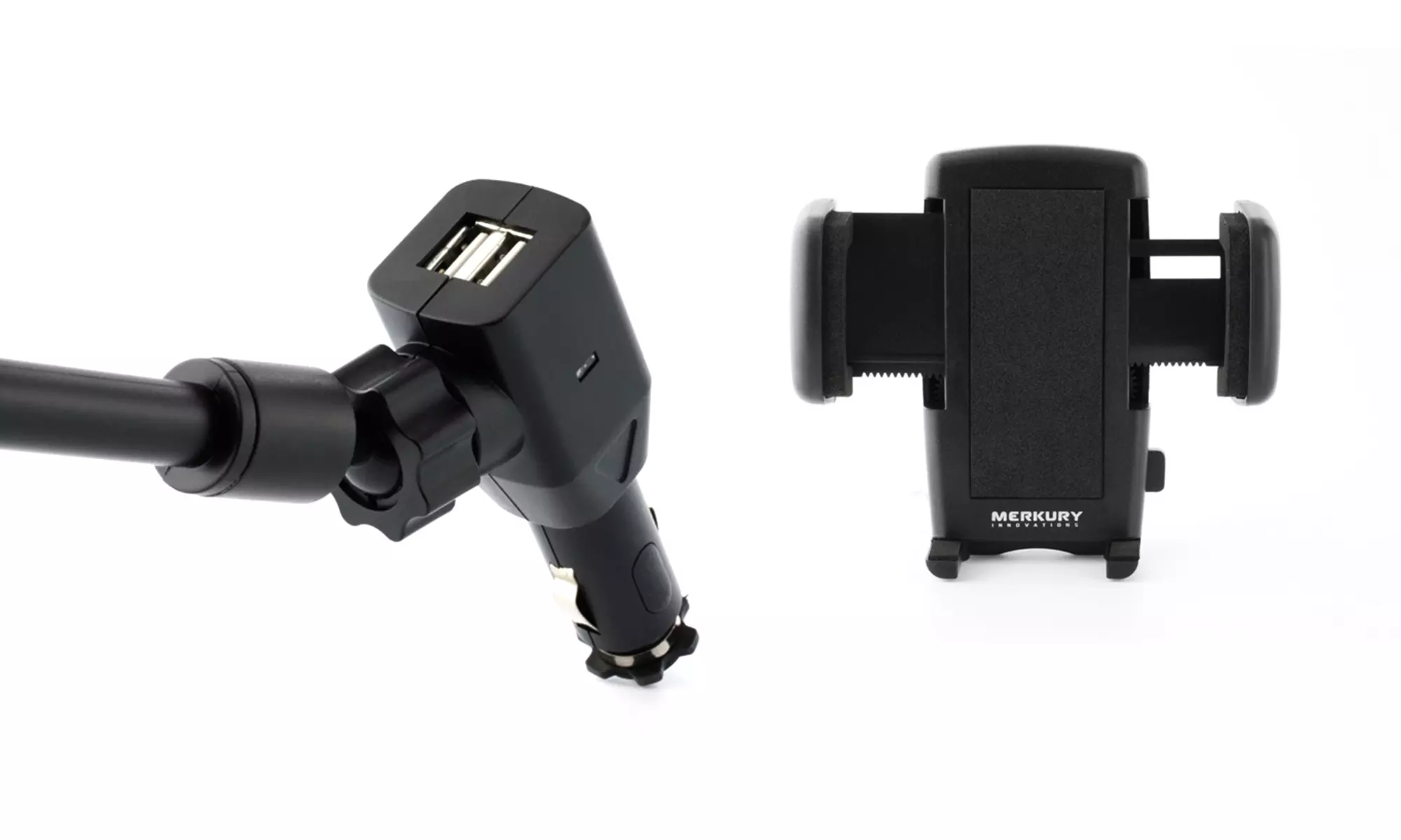 Merkury Innovations Dual-USB Smartphone Car Mount - Second Medium