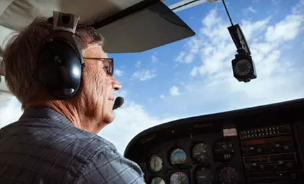 $139 for a 90-Minute Private Flight-Lesson Package at Global Aviation Corp. ($355 Value) - Primary Image