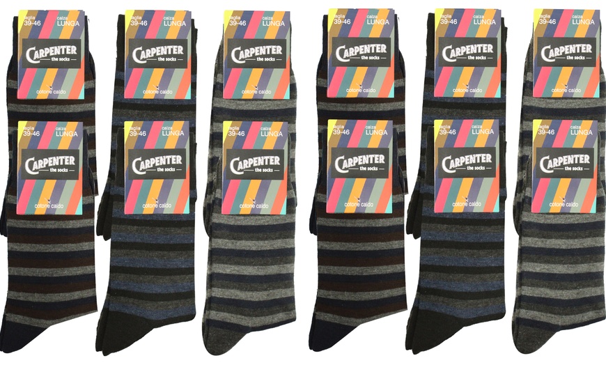 Image 33: Carpenter 6er- oder 12-Pack kurze oder lange Herren-Socken
