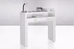 Two-Drawer Extendable Console Desk in White Gloss for £79.99 With Free Delivery (78% Off) - Image 2