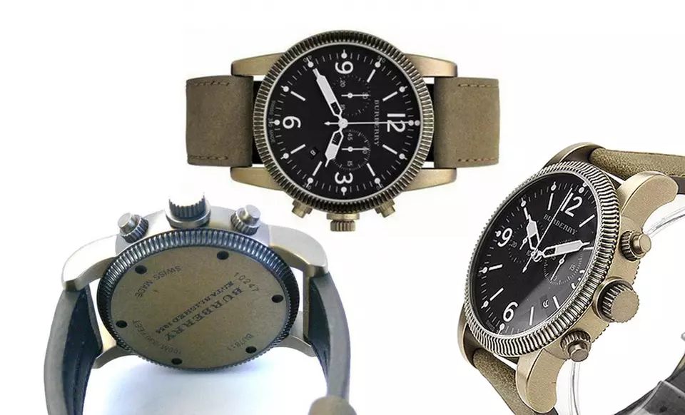 Burberry Men's Heritage Watches from $299–$412.  - Second Medium
