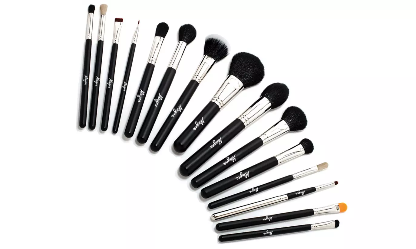 Alayna Make-Up Brush Set (16-Piece) - Second Medium