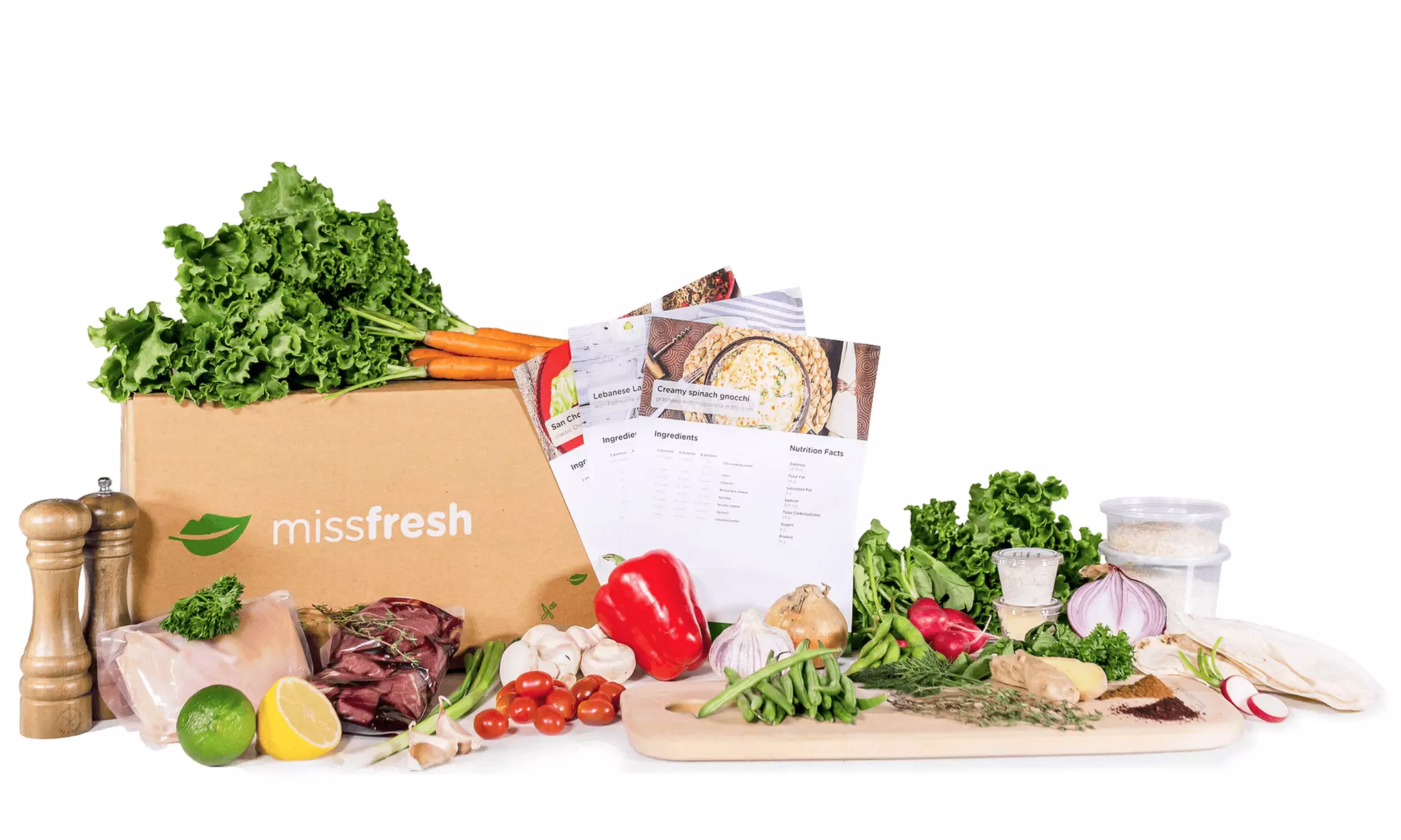 Three or Four Ready-to-Cook Meals for Two or Four with Recipes and Home Delivery from MissFresh (Up to 54% Off)  - Second Medium