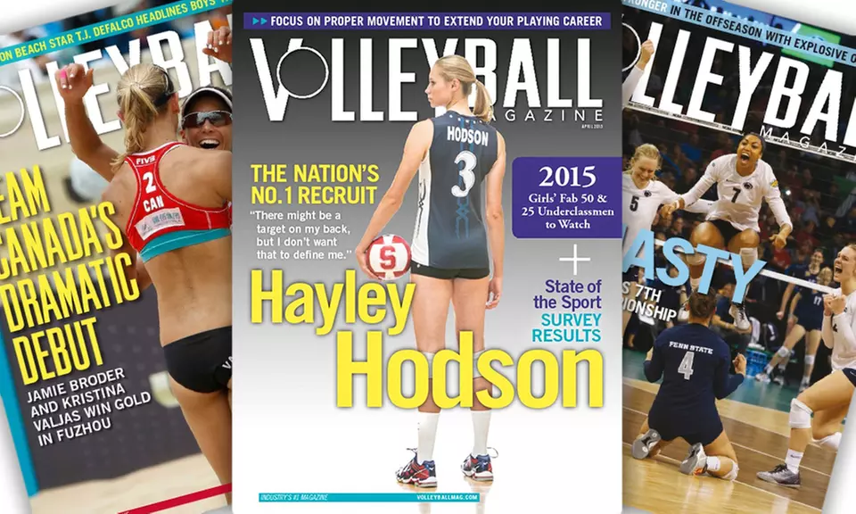 1-Year, 6-Issue Subscription to Volleyball Magazine - Primary Image