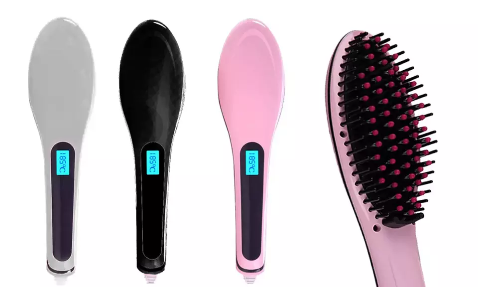 Insta Magic Hair Straightening Brush with LED Display - Primary Image
