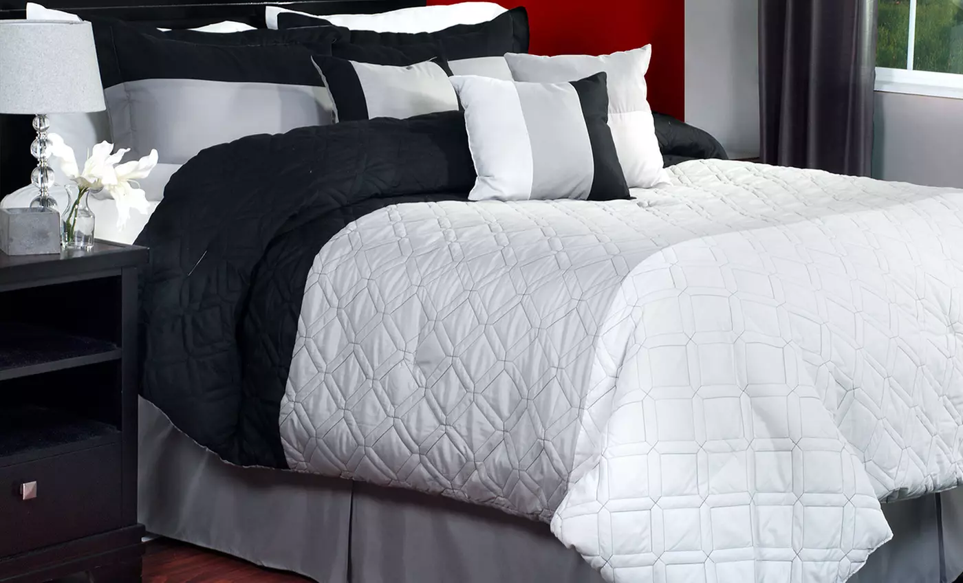 Lavish Home 7-Piece Comforter Set - Primary Image