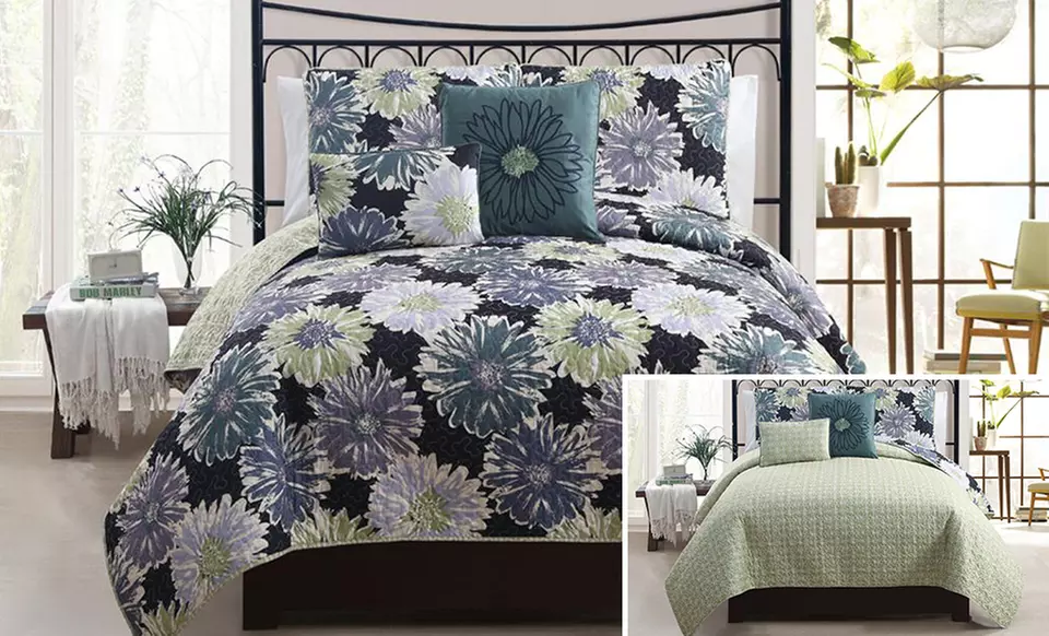 Reversible 5-Piece Quilt Sets from $39.99–$49.99 - Second Medium