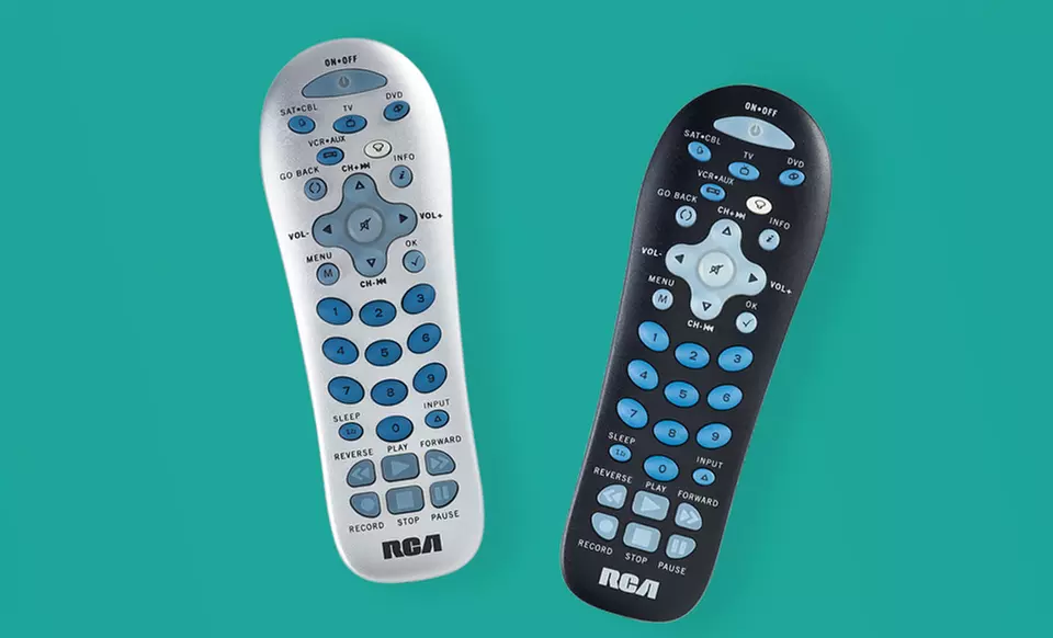 RCA Universal Remote Control in Black or Silver. Free Returns. - Primary Image