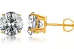 2.00–4.00 CTTW Diamond Stud Earrings in 14K Gold - Second Medium