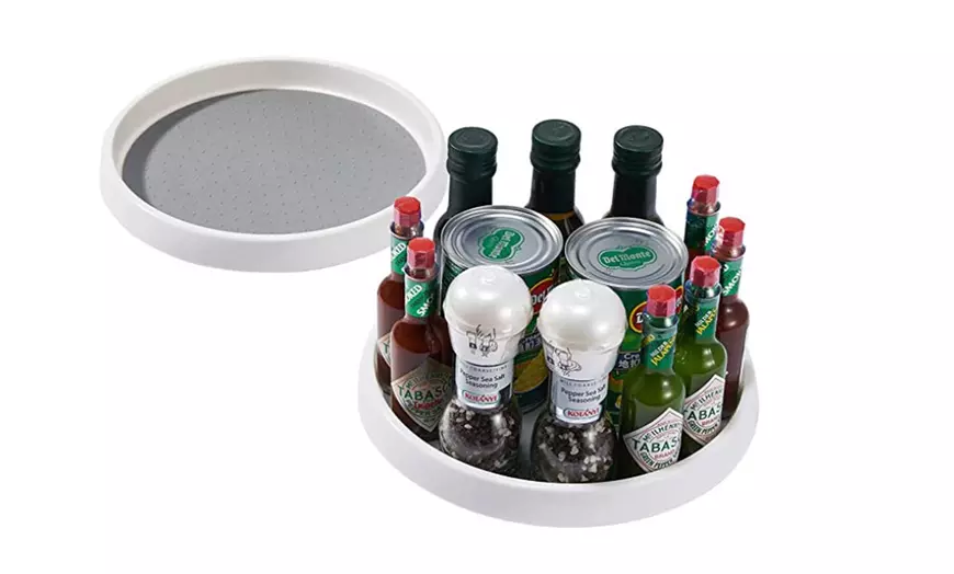 Image 3: Rotating Spice Rack Storage Container