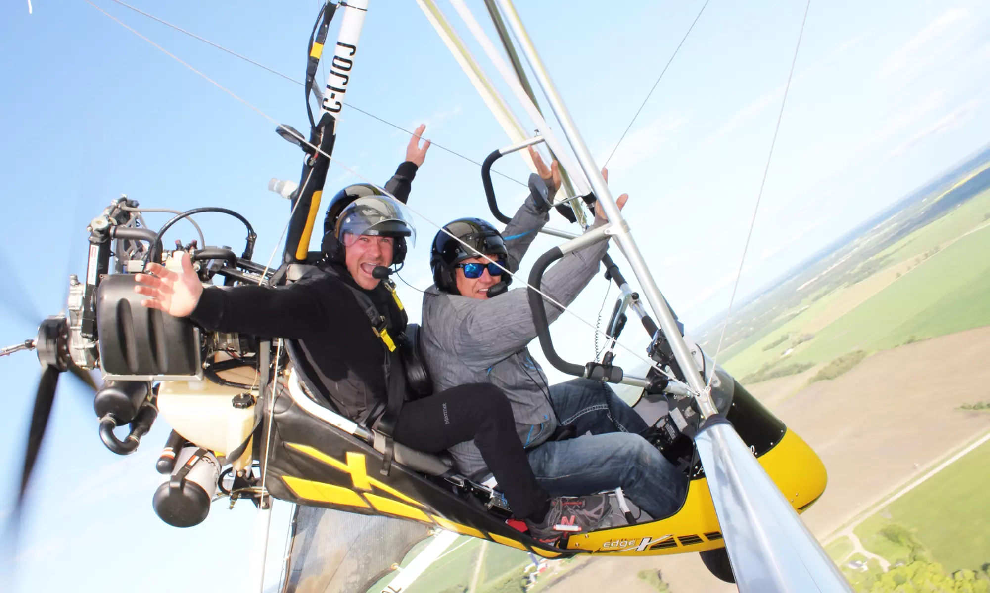 Co-Pilot Hang Gliding & Ultralight Flight Experience in Central Canada