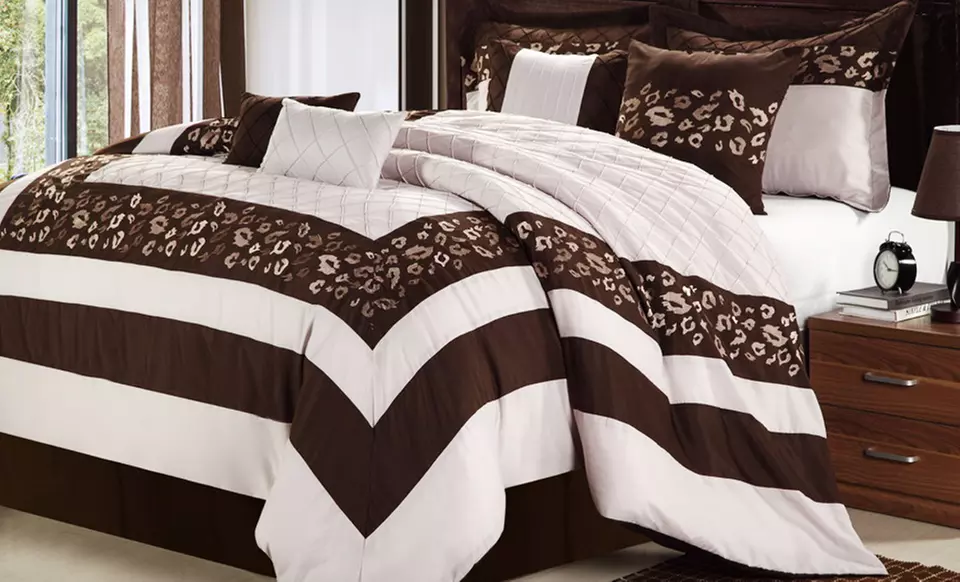 Chic Home 8-Piece Comforter Set (Half Off). Multiple Styles Available. Free Shipping and Returns. - Second Medium
