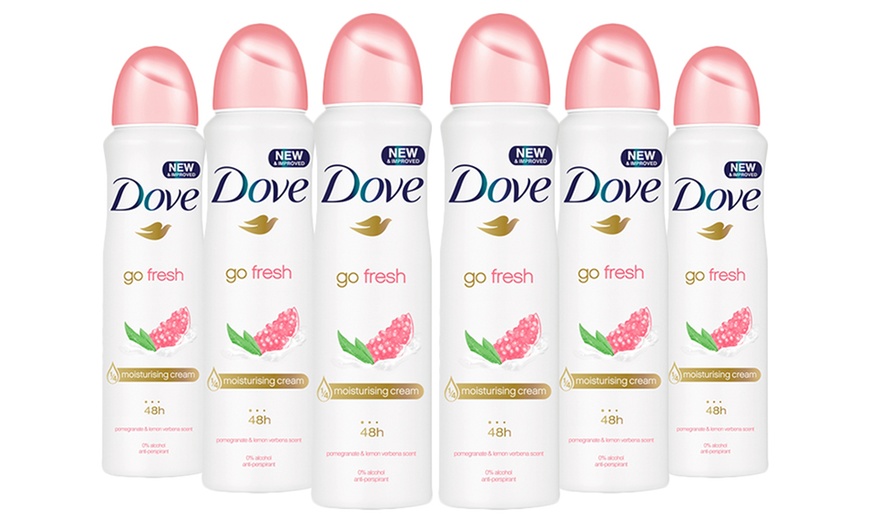 Image 11: Six-Pack of Dove Antiperspirant Deodorant Spray