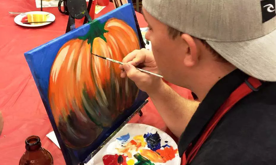 $28 for a Painting Event from Corks and Canvas Events Spokane ($40 Value)  - Primary Image