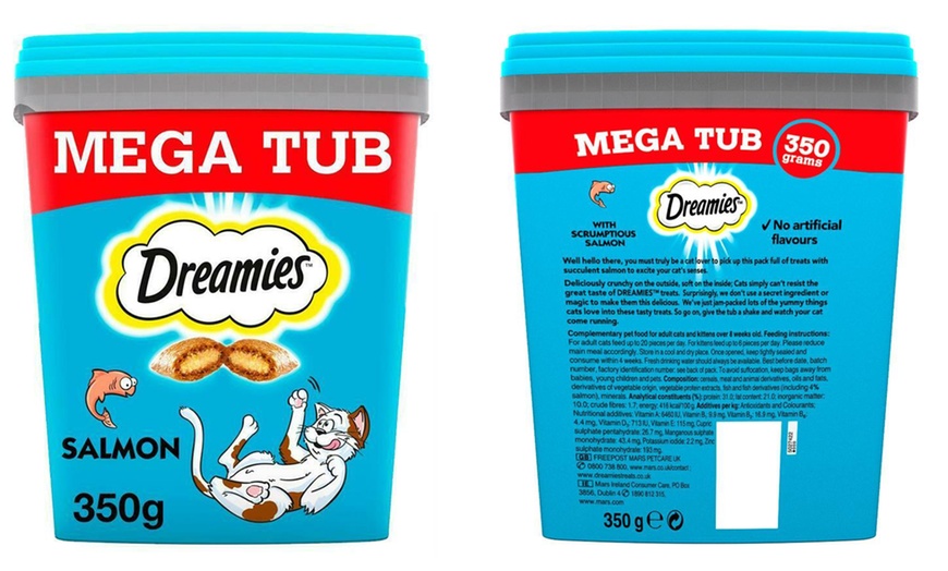 Image 3: Dreamies Cat Treats 350g Mega Tub