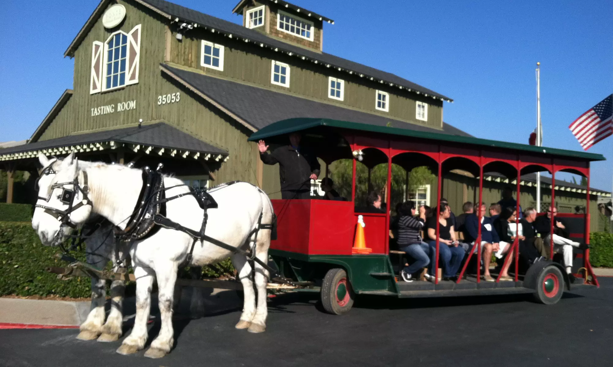 Horse-Drawn-Trolley Tour for One or Two from Temecula Carriage Company (Up to 81% Off) - Primary Image