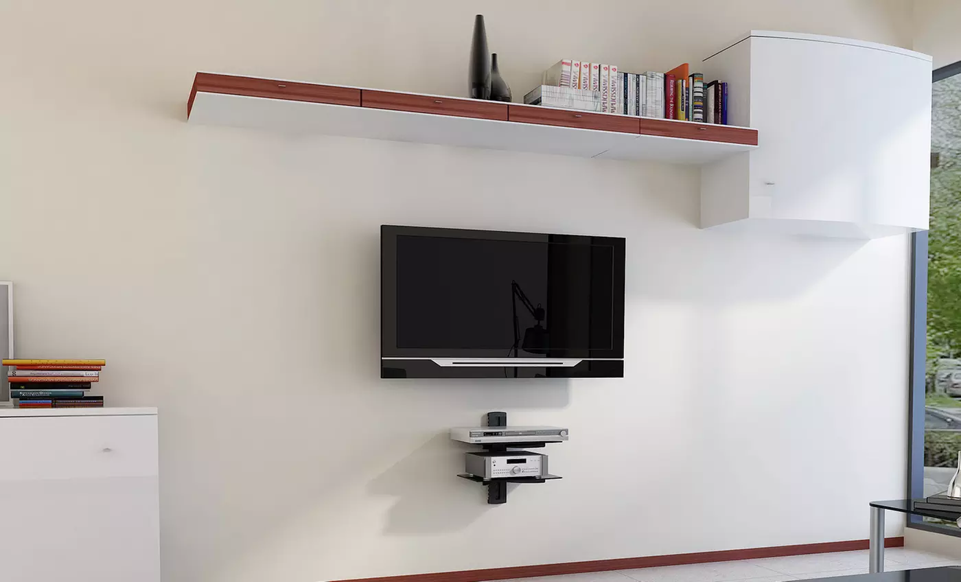 Argom TV Wall Mount Component Shelves. Multiple Styles Available. - Primary Image