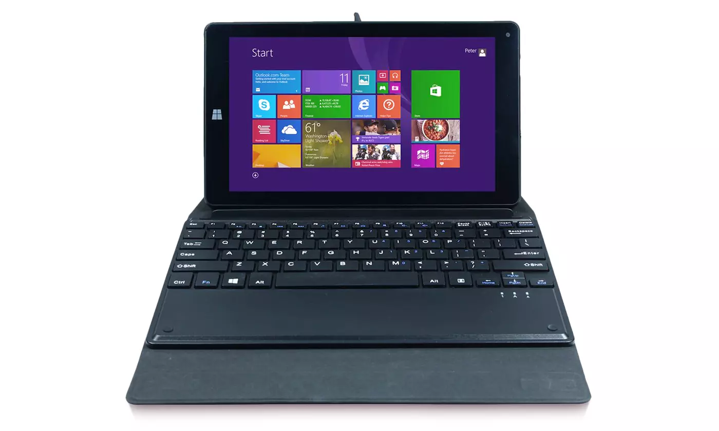 Craig Electronics 16GB 8.95" Tablet with Windows 10 OS and Keyboard Case - Primary Image