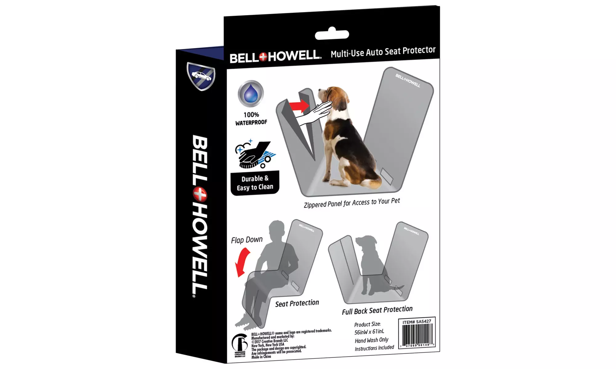 Bell + Howell Universal Car Seat Protector - Second Medium