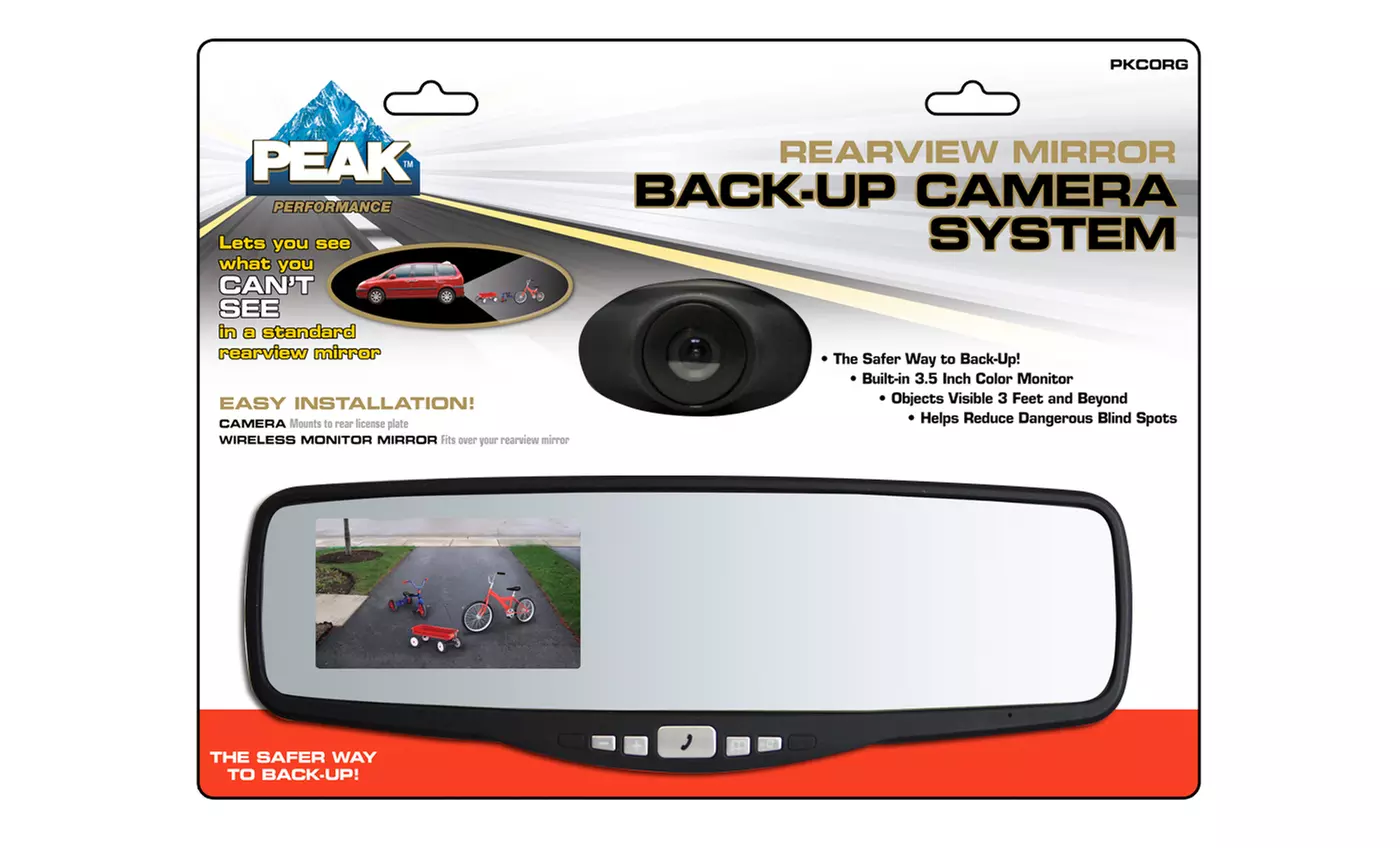 Rear-View Mirror Wireless Back-Up Camera - Primary Image