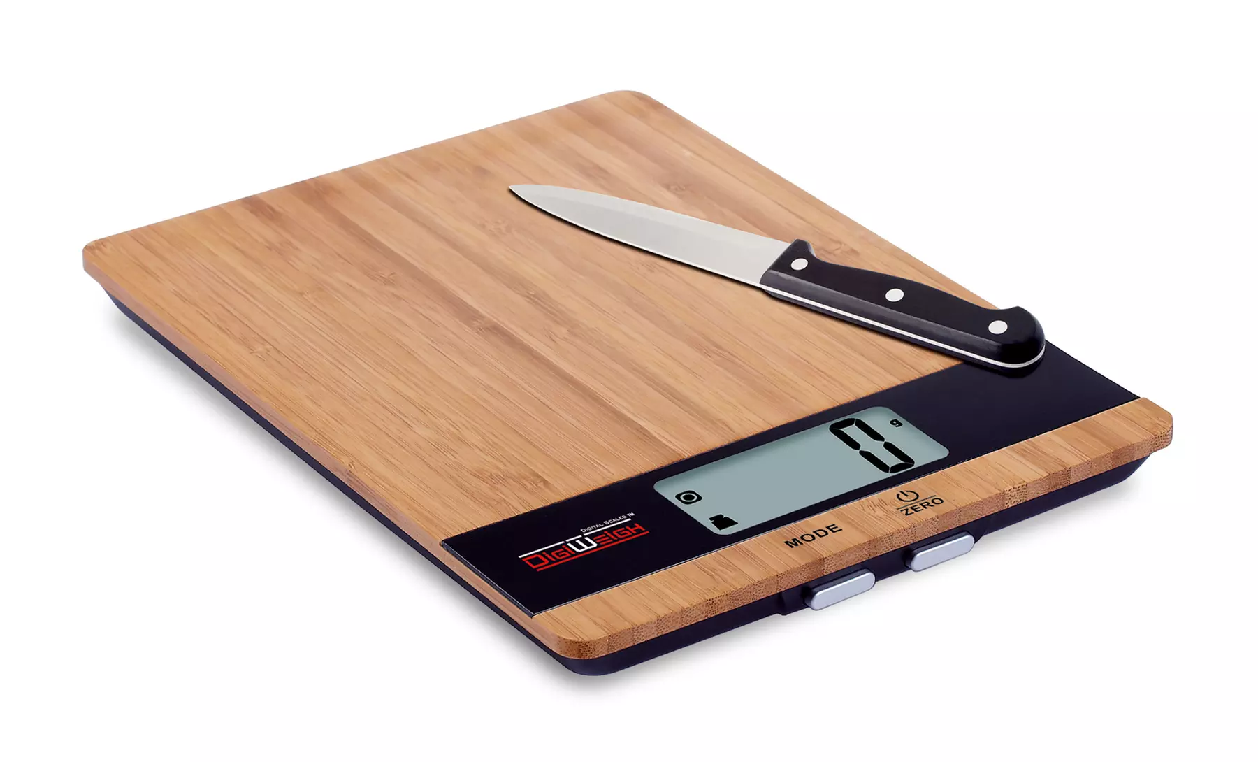 Digiweigh All-In-One Bamboo Cutting Board and Kitchen Scale - Primary Image