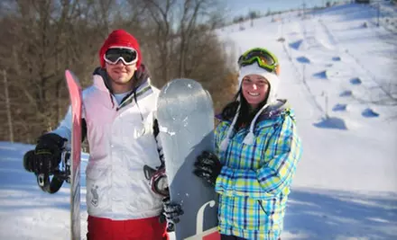 All-Day Ski Pass with Optional Equipment Rentals at Swiss Valley Ski & Snowboard Area (Up to 61% Off) - Primary Image