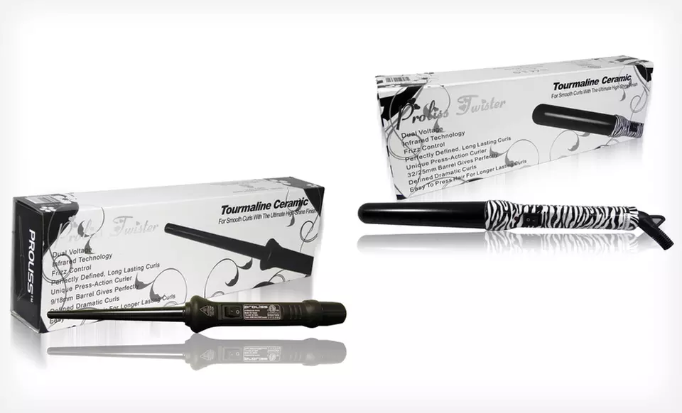$39.99 for a Proliss Twister Straight or Tapered Curling Wand ($220 List Price). 5 Styles Available. - Primary Image