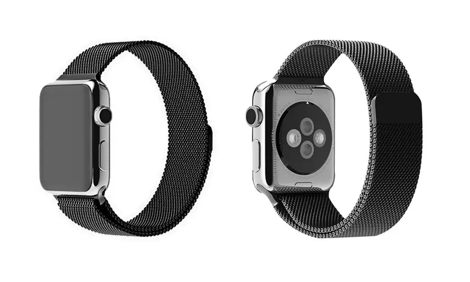 iPM Stainless Steel Mesh Milanese Loop Band for Apple Watch 38mm or 42mm - Second Medium