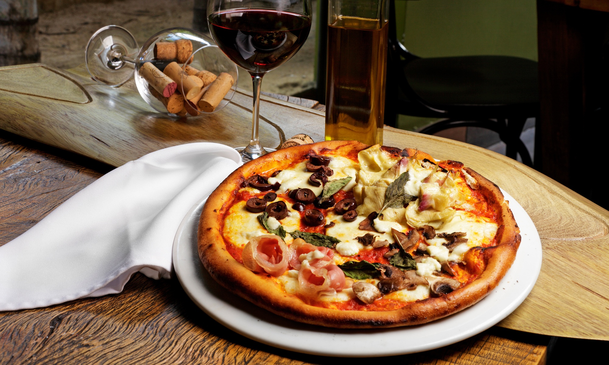 Italienisches 3-Gänge-Menü mit Pizza oder Pasta für 2 - 6 Personen