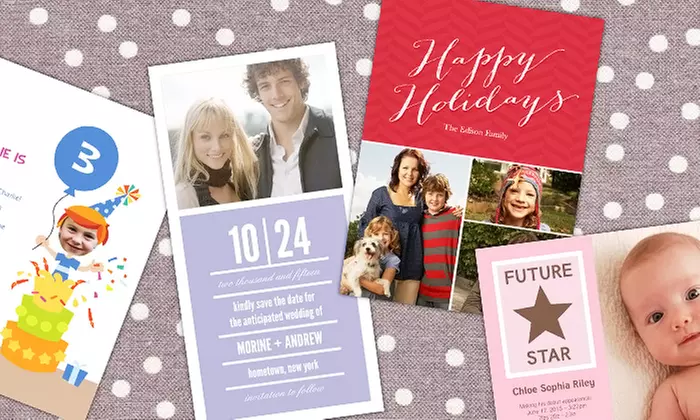 20, 60, or 100 Custom 5"x7" Photo Cards from York Photo (Up to 67% Off) - Primary Image