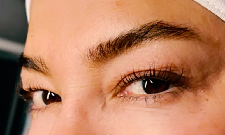 Korean Lash Lift & Keratin Tint with Free Neck Massage, Under Eye Mask