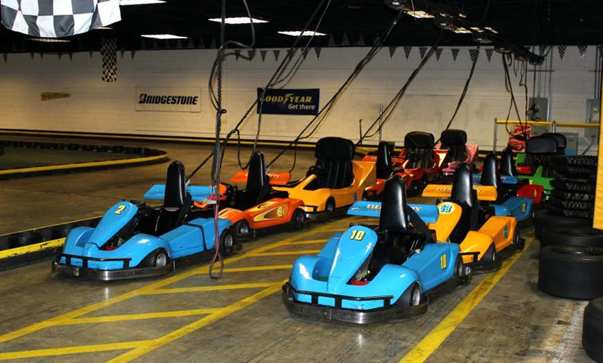Image 2: Up to 46% Off Go-Karts, Mini-Golf, and More: Strikes and Spares