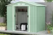 Outsunny Galvanised Steel Garden Shed 7x4ft or 9x6ft - Second Medium