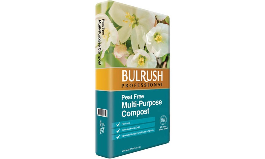 Image 1: Bulrush Peat-Free Garden Compost – 1 or 2 40L Bags