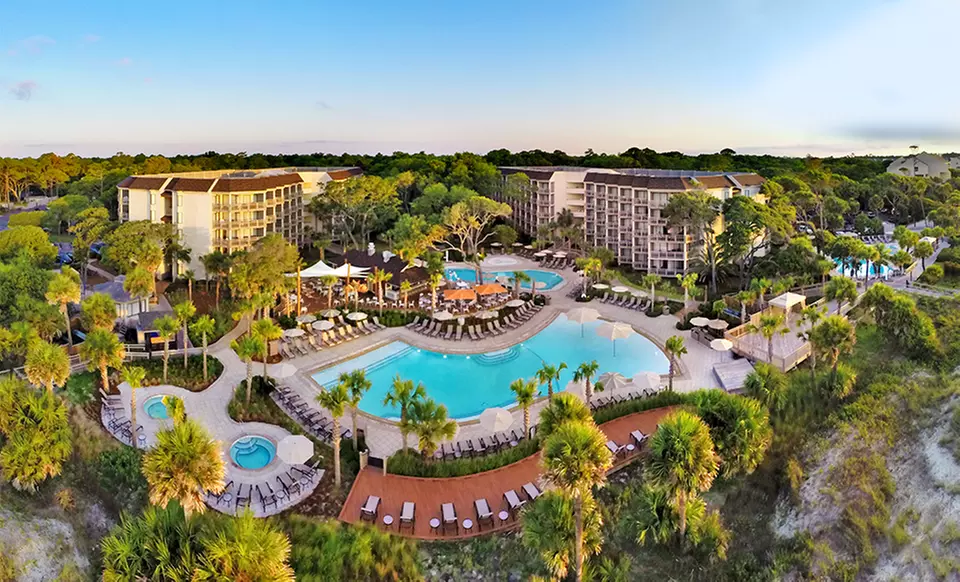 ✈ 4-Night Omni Hilton Head Vacation with Airfare. Price/Person Based on Double Occupancy. Two Groupons Required. - Second Medium