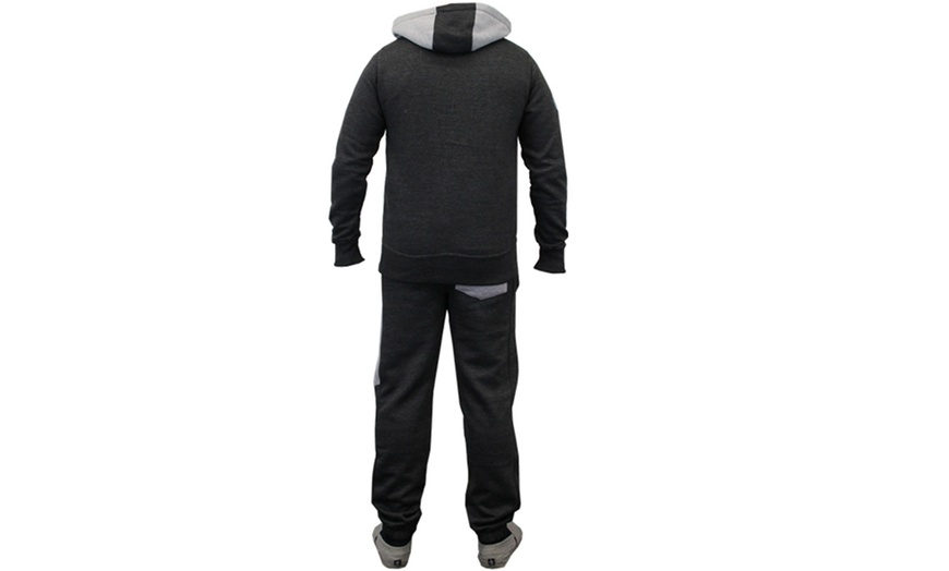 Image 26: Men's Two-Piece Tracksuit Set