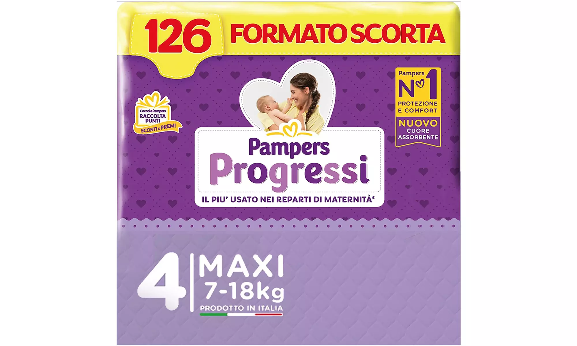 Fino a 162 pannolini Pampers Progressi