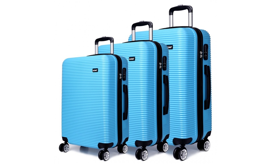 Image 12: Kono Luggage Suitcases 