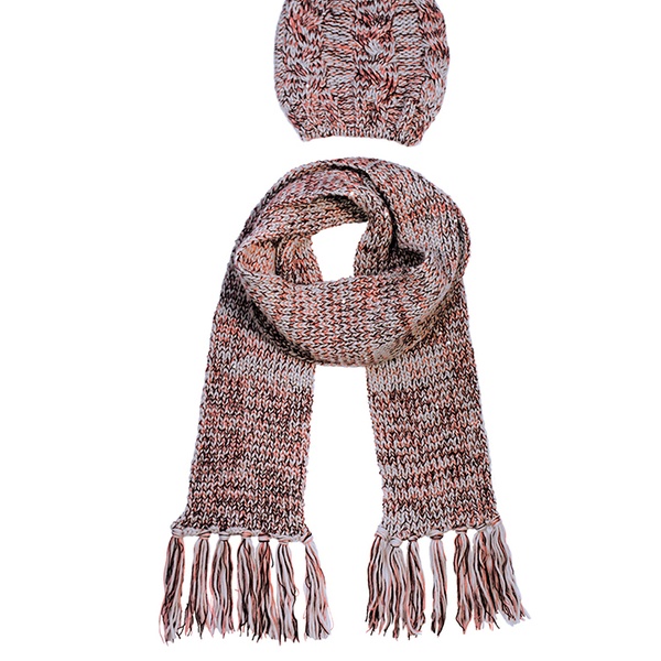 jessica simpson scarf and hat set