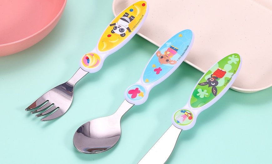 Image 5: Three-Piece Kids' Cutlery Set