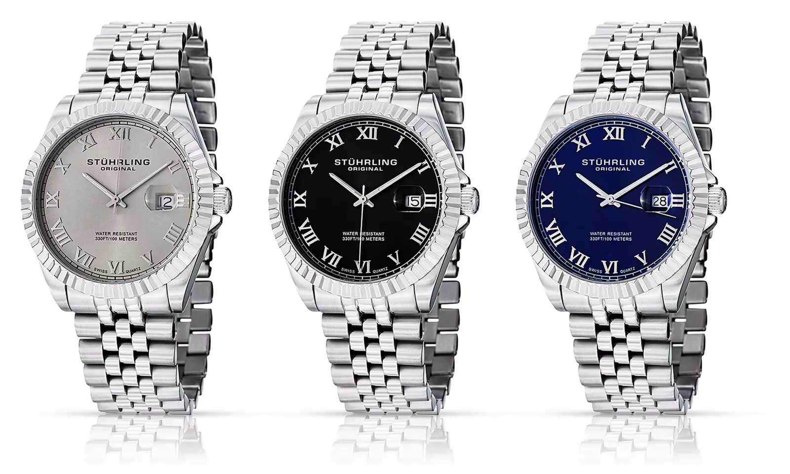 Stührling Original Men's Classic Bracelet Watches - Primary Image