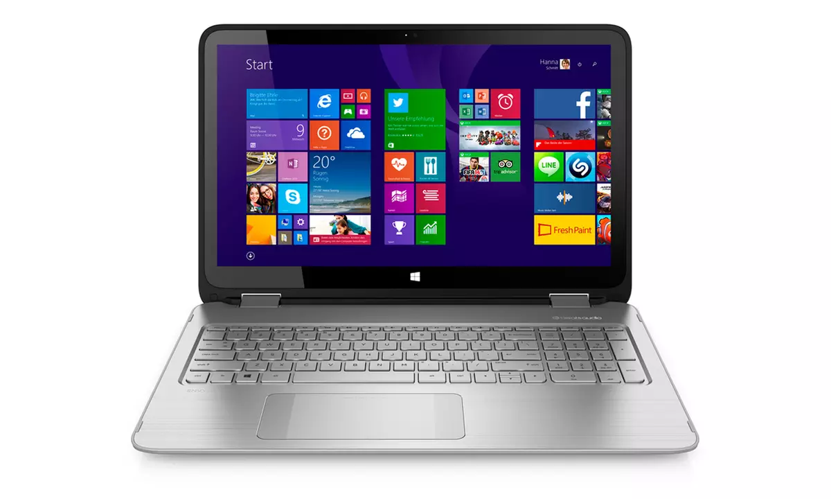 HP Envy 15.6'' x360 Convertible Core Touchscreen Laptop with Intel Core i5-5200U Processor, and 8GB RAM (Refurbished) - Primary Image