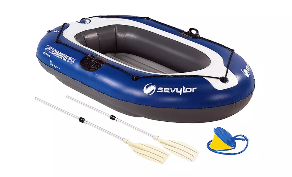 Sevylor Inflatable Super Caravelle 3-Person Watercraft - Primary Image