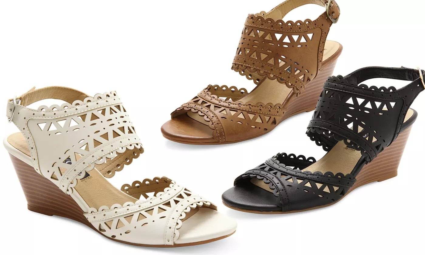 XOXO Sunday Women's Wedge Sandals - Primary Image