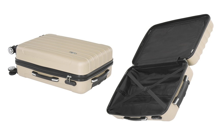 Image 16: 3-Piece Hard Shell Suitcase Set