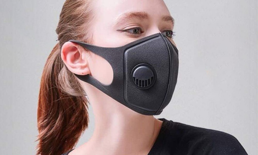 Image 1: Adjustable Face Mask