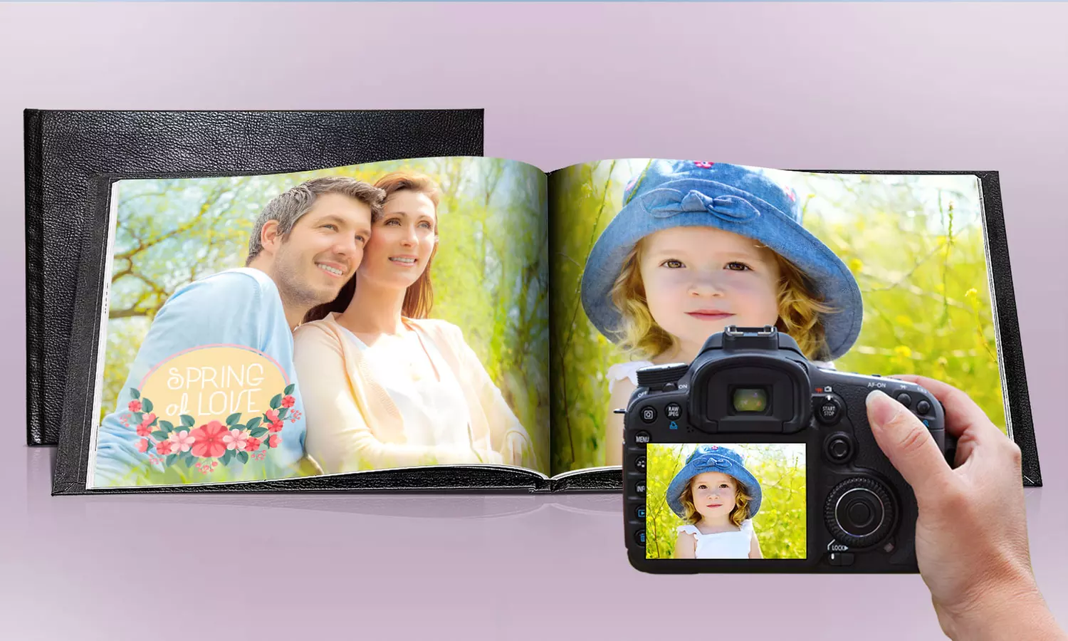 20-Page Custom Leather Cover Photo Book from Printerpix. Multiple Options Available from $6.99–$24.99. - Second Medium