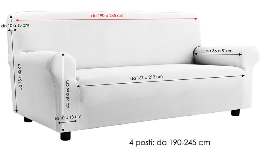 Image 18: Housse de canapé élastique