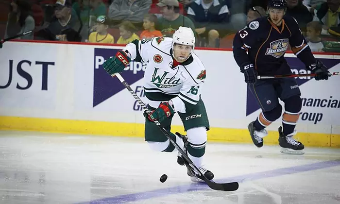 Iowa Wild Hockey Game at Wells Fargo Arena on November 8 or 9 (Up to 55% Off). Three Seating Options. - Primary Image
