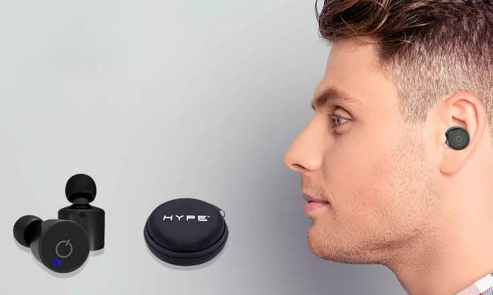 Hype True Wireless Mini Bluetooth Stereo Sport Earbuds - Primary Image